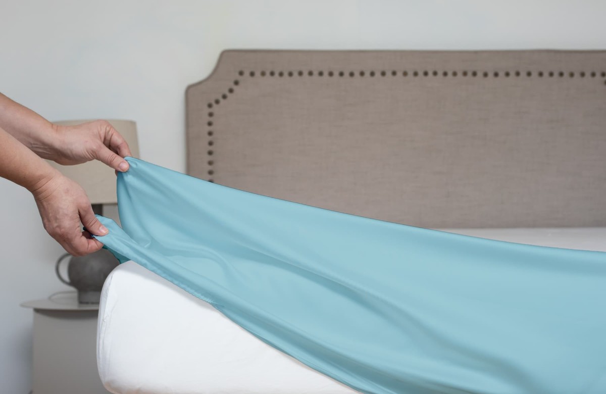 Bamboo sateen fitted sheets