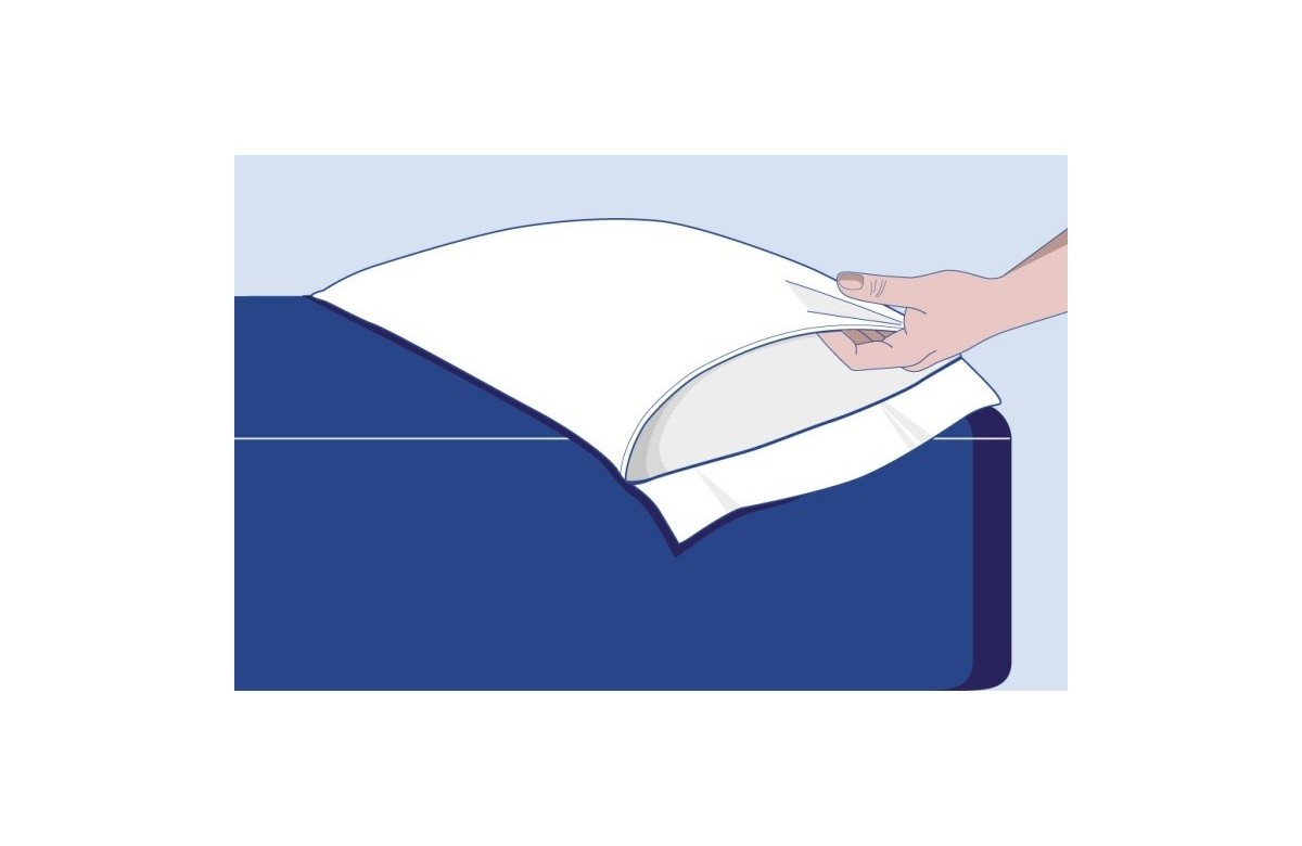White smooth sateen pillowcases NO embroidery White smooth sateen pillowcases NO embroidery