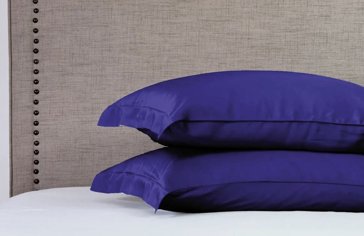 Blu bamboo sateen pillowcases