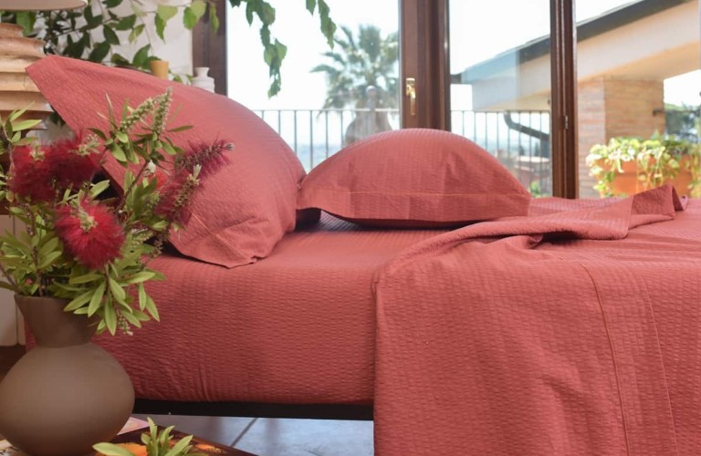 Nature - Seersucker Cotton Sheets