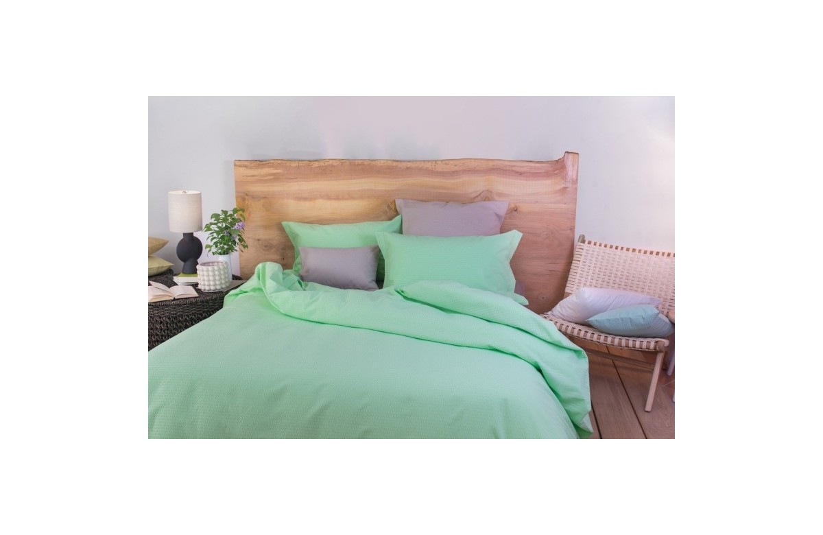 Sottolenzuola Natur cotone goffrato Verde Sottolenzuola Natur cotone goffrato Verde