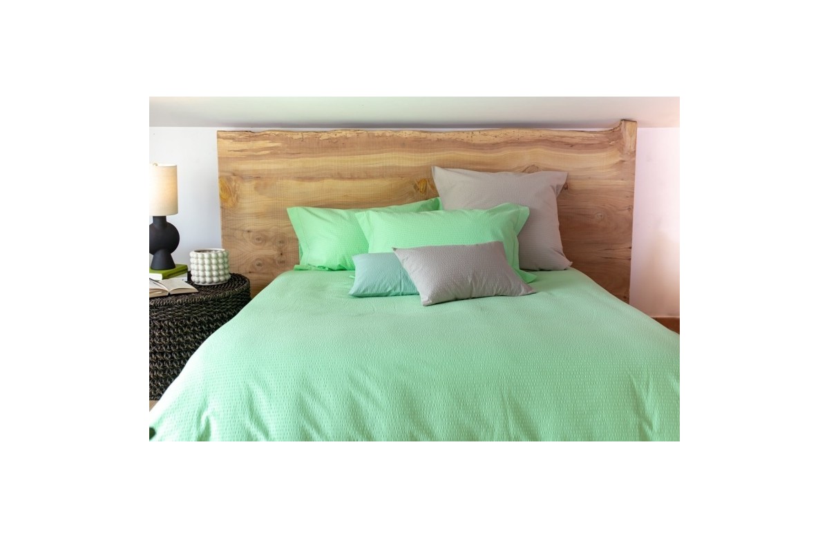 Sottolenzuola Natur cotone goffrato Verde Sottolenzuola Natur cotone goffrato Verde