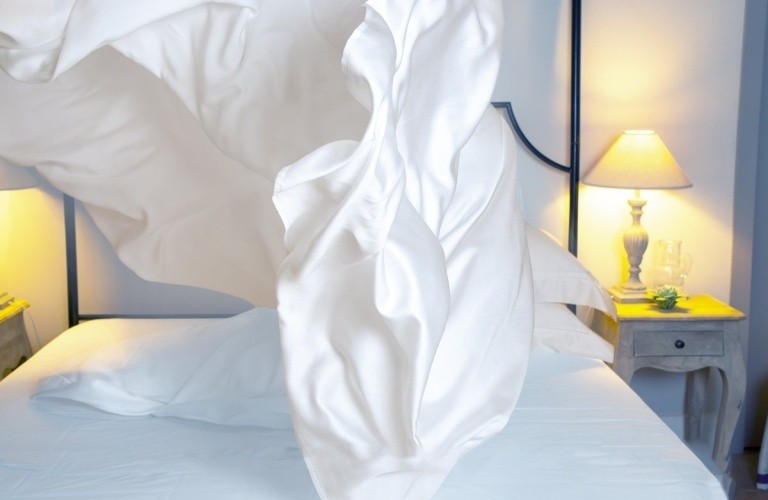 Bamboo Sateen Sheets  White