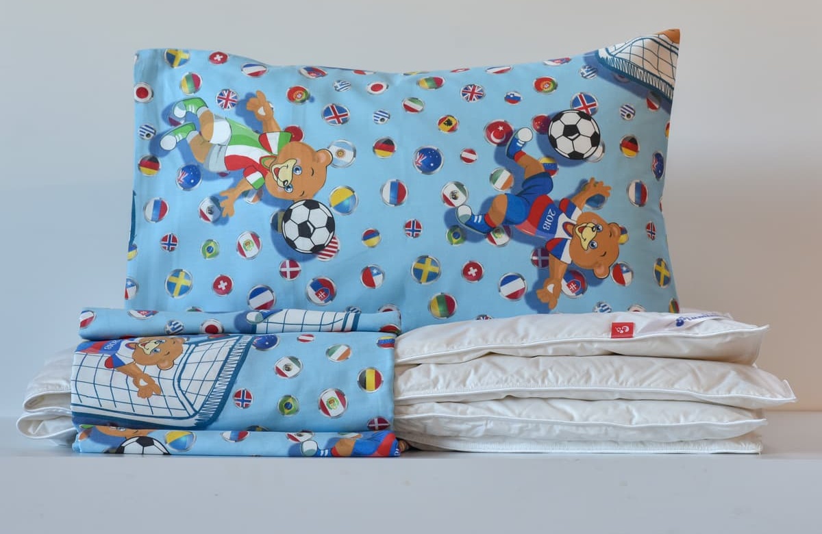 Kid light duvet with free Calcio duvet cover